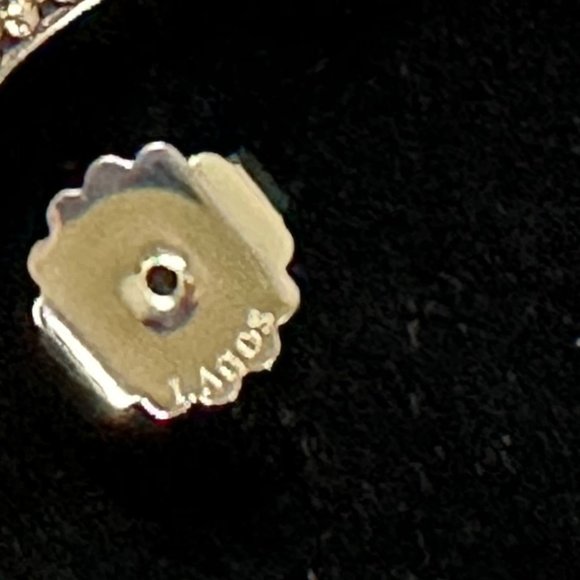 Lagos Caviar Hoop Earrings - Picture 13 of 15